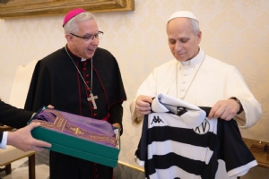 Dom Devair se reúne com o Papa Leão XIV no Vaticano